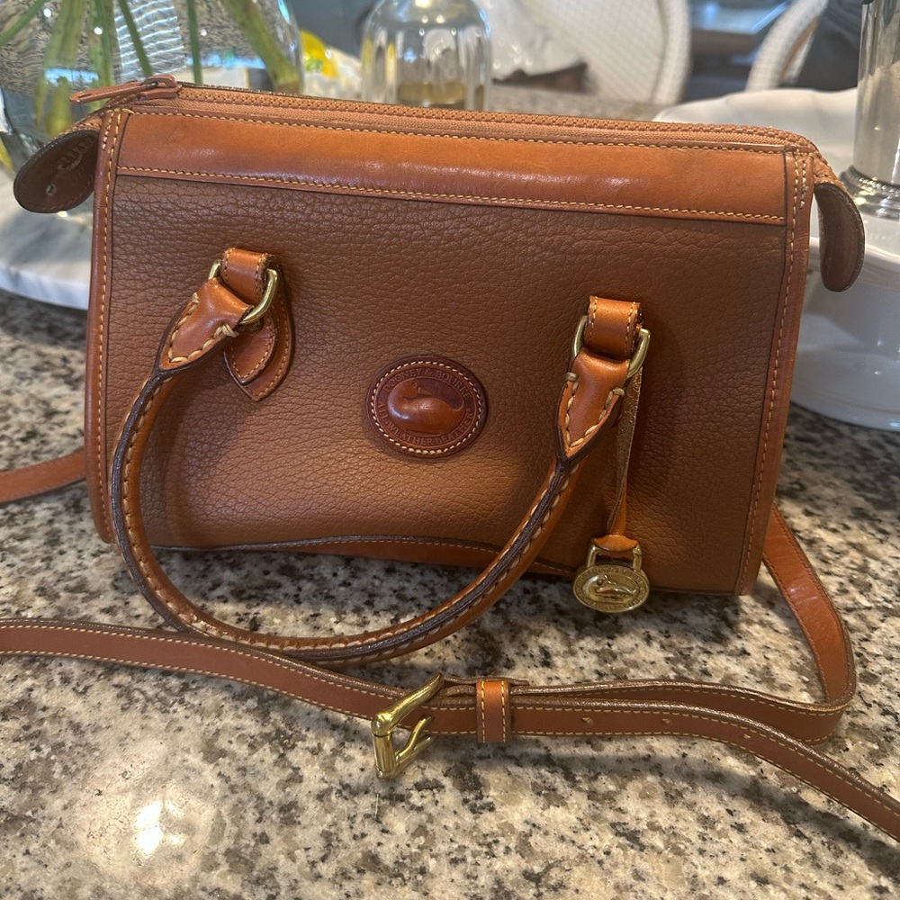 Vintage Dooney & Burke Brown Leather Bag